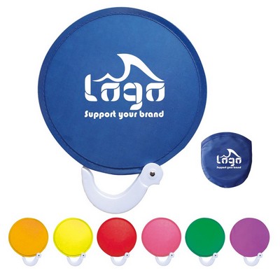 Collapsible Round Hand Held Fan