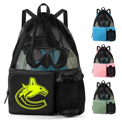 Mesh Drawstring Backpack