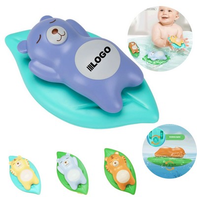 Toddler Cartoon Animal Wind Up Bath Toy