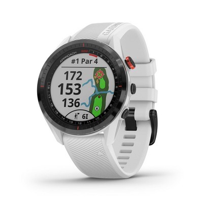 Garmin Approach S62 Golf Smartwatch Black Bezel W/ White Band