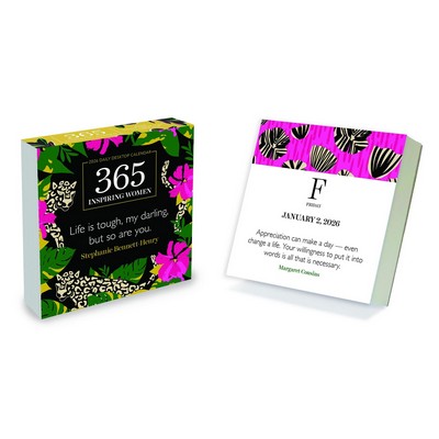 2026 365 Inspiring Women Daily Desktop Calendar