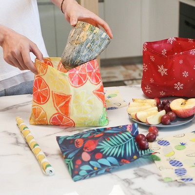 2 Pack Beeswax Wraps Sustainable Food Storage