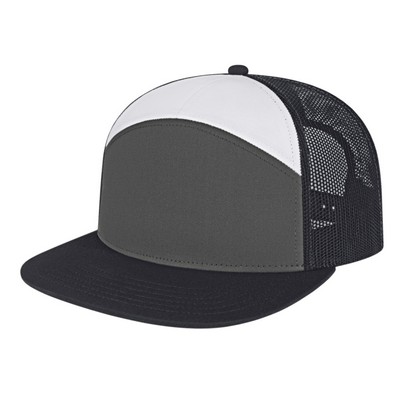 Performance Trucker Mesh Flat Brim Cap