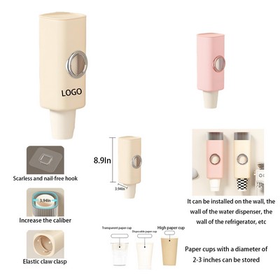 ABS Wall-Mounted Cup Holder Without Drilling
