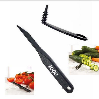 Stainless Steel Kitchenware Spiralizer and V-Shaped Tool Set