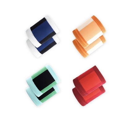 Color Blocking Cotton Terry Cloth Wrist Band