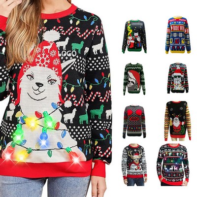 Long-Sleeve Knit Sweater