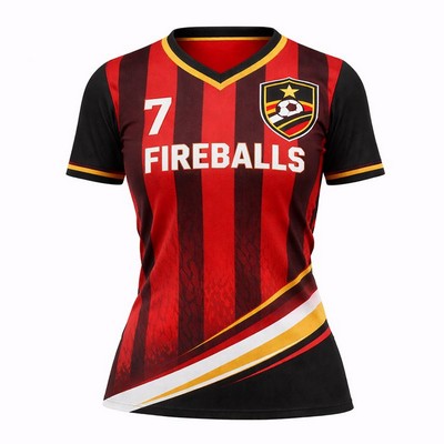 Women's Sublimated Soccer Jersey Birdseye Mesh 160GSM