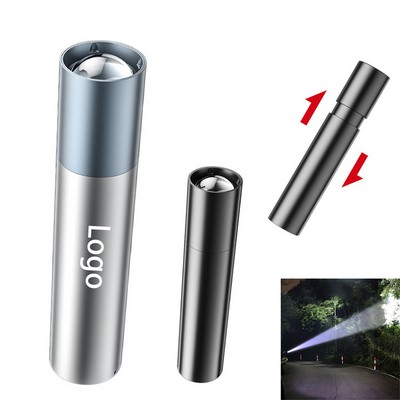 USB Rechargeable Zoom Flashlight