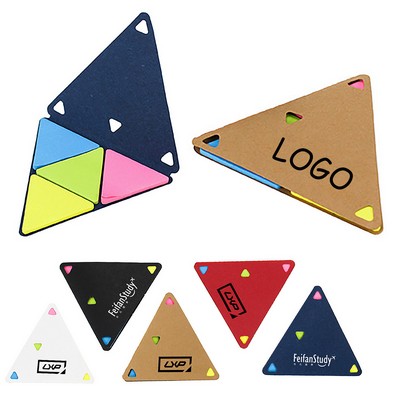 Triangle Colorful Sticky Memo Pads