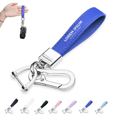 Leather Keychain Metal Key Chain