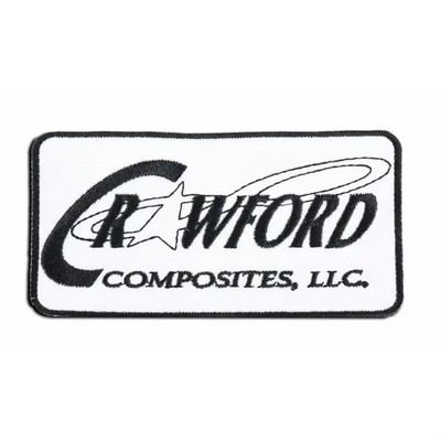 4.5'' Embroidered Patches - 50% Embroidery