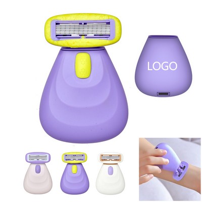 6 Blades Mini Women Body Razor Foldable Shaving Tool