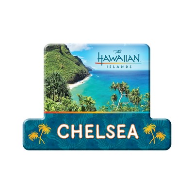 3.5" x 2.5" Geometric Name Badge