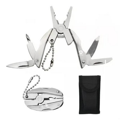 7-in-1 Pocket Pliers Multi-Tool Keychain
