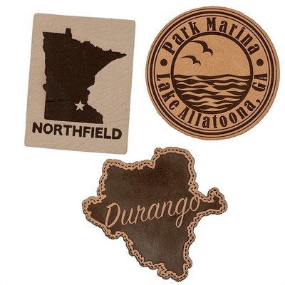 6'' Custom Faux Leather Patches