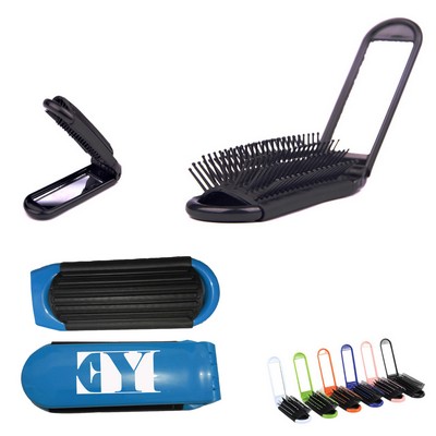 Folding Makeup Mirror and Combs