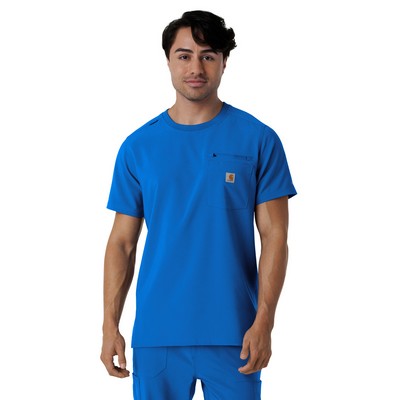 Carhartt Scrubs - Force Cross-Flex - Men's Two-Pocket Crew Neck Scrub Top