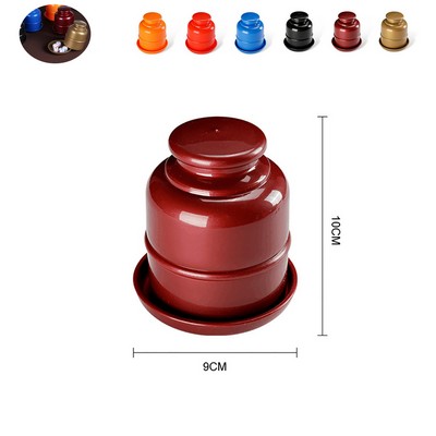 Plastic Dice Shaker Cup Set