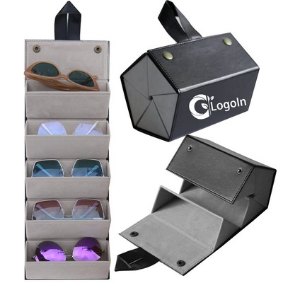 Sunglass 5 Slot Organizer Box Collector Storage Case