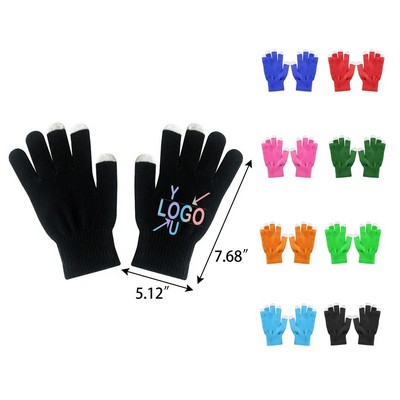 Touchscreen-Ready Five Digit Gloves