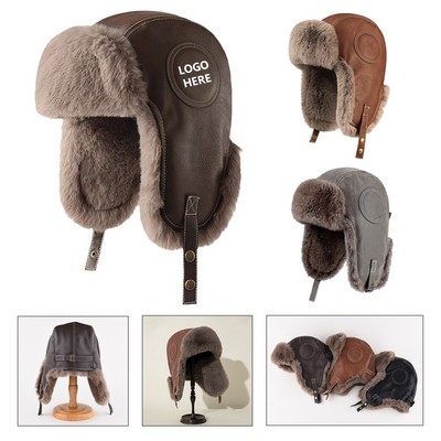Winter-Ready Faux Fur Trapper Hat with Ear Protection