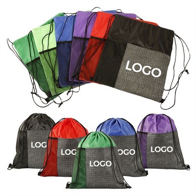 Lightweight Breathable Drawstring Gym Backpack