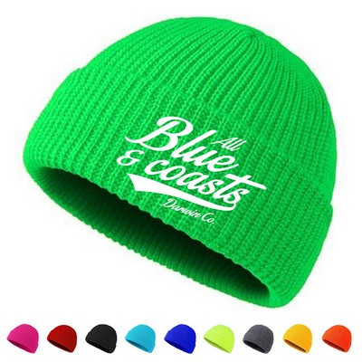 Winter Elegance Acrylic Knit Beanie