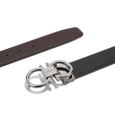 Salvatore Ferragamo Gancini Reversible And Adjustable Belt