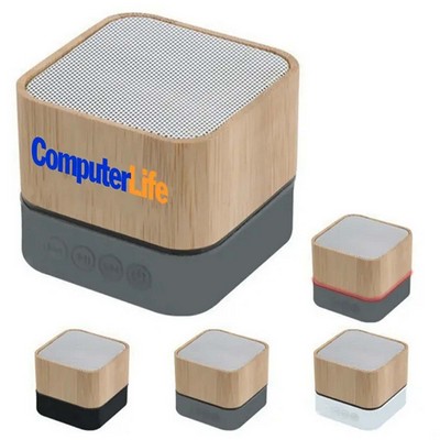 Bamboo Wireless Light Up Speaker