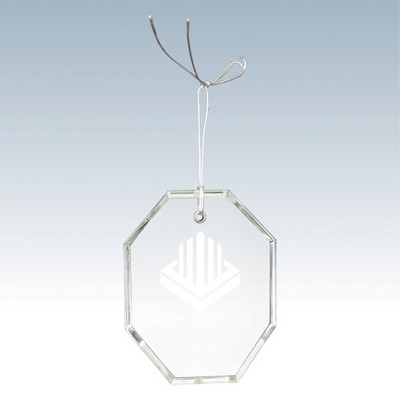 Crystal Octagon Ornament