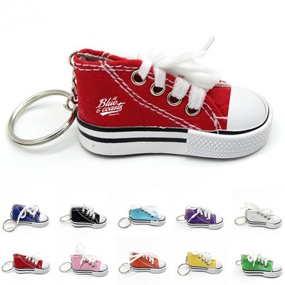 Mini Canvas Sneaker Keychain