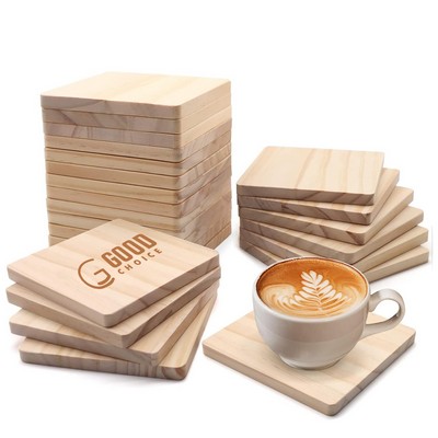 Square Wooden Cup Coasters