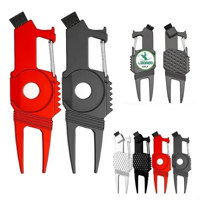 5" 1 Multifunction Magnetic Pitch Repair Golf Tool