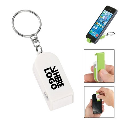 Screen Cleaner Combo Key Chain Phone Stand
