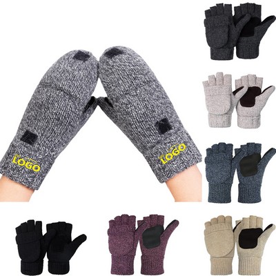 Full / Half Finger Knit Mittens