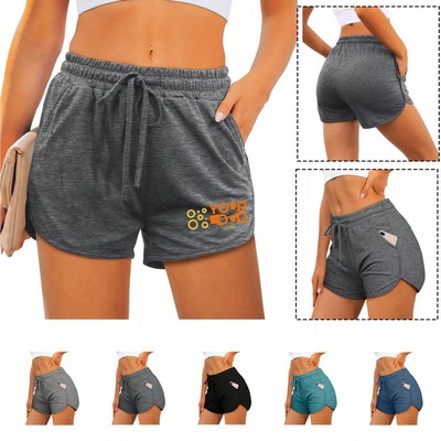 Women's Athletic Shorts Running Dolphin Shorts