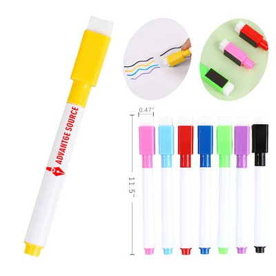 Kids Erasable Doodle Marker Pen Eco Friendly Polyethylene Barrel Washable Whiteboard Pen