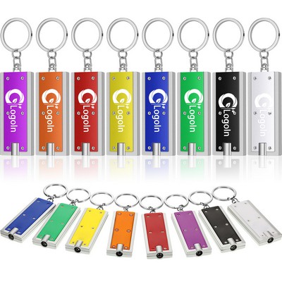 Portable Powerful LED Keychain Light Flashlight