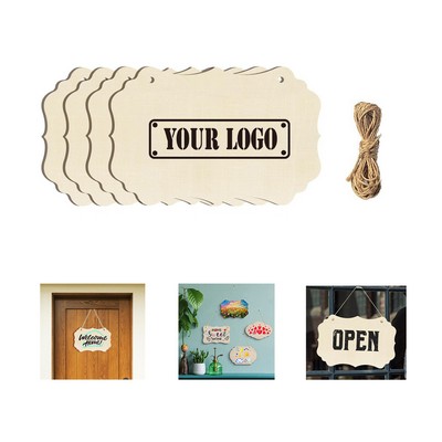 Wood Hanging Sign