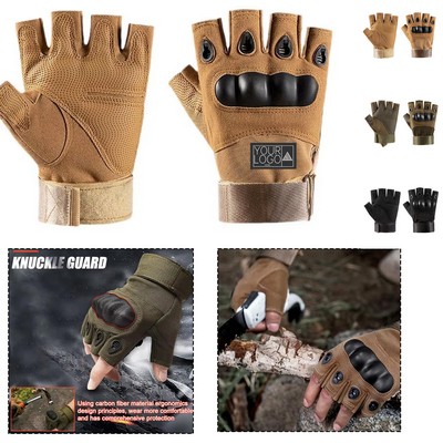 Fingerless Tactical Gloves for Men
