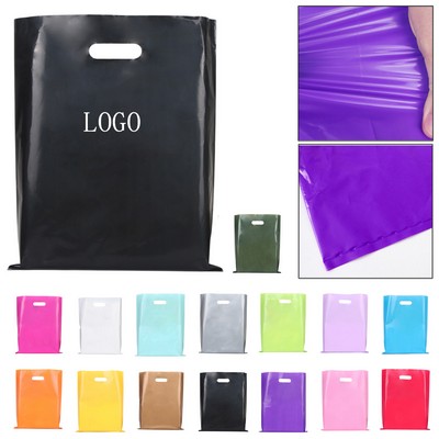 Die-Cut Handle Plastic Merchandise Bag