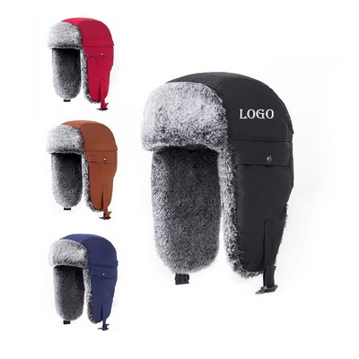 Winter Outdoor Warm Soft Faux Fur Hats