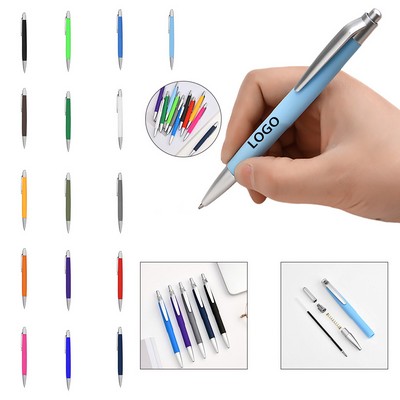 Smooth-Grip Ballpoint Pen with Quick-Drying Black Ink and Secure Clip