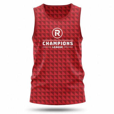 Brushed Milk Silk Unisex Sublimated Jersey Tank Top