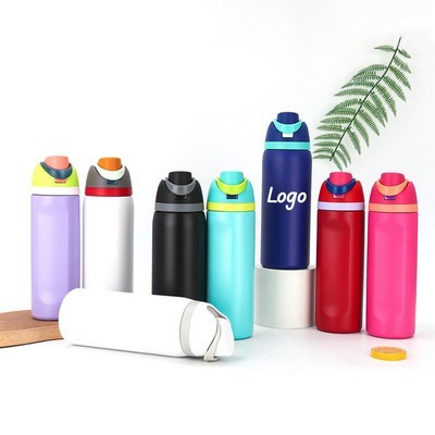 32oz Pop-lid Double Wall Stainless Steel Water Tumbler