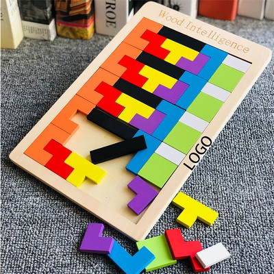 Wooden Block Game Board Jigsaw Puzzle