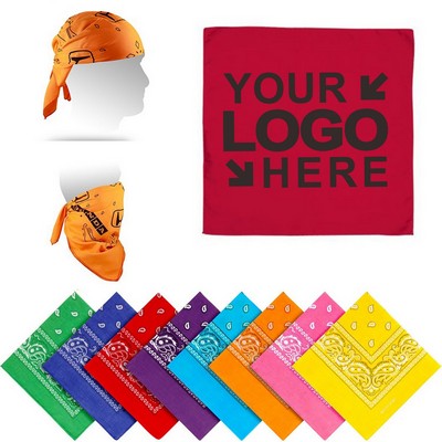 22" Sublimation Full Color Square Bandanas
