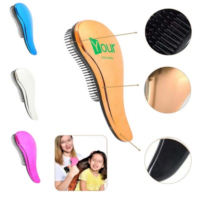 Thru Detangling Brush Glide Tangle-Free Hairbrush for Curly and Straight Hair