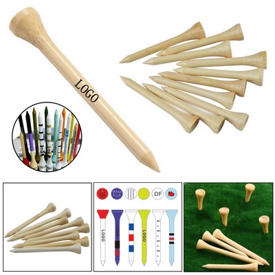 Premium 3-1/4" Bamboo Golf Tees